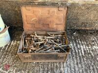 AMMO CRATE OF MIXED BOLTS