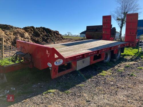 2018 21' PF TRAILERS LOW LOADING TRAILER