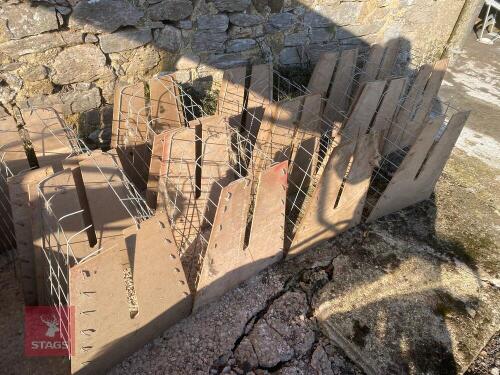 9 PLYWOOD HOOK-OVER HAY RACKS