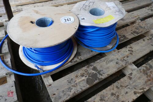 2 REELS OF ELECTRIC CABLE