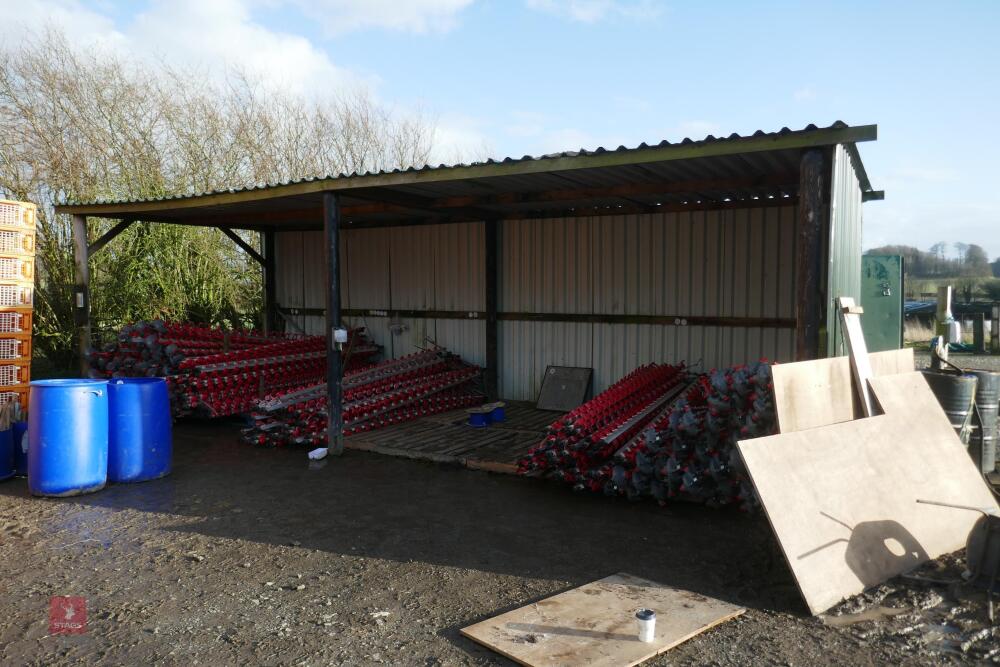 11' X 30' X 9' H TIMBER FRAMED SHED