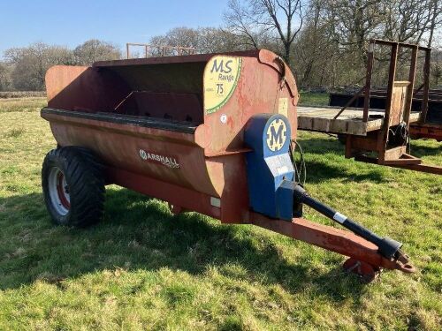 2011 MARSHALL MS75 FYM DUNG SPREADER