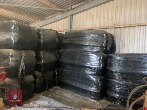 14 SQUARE BALES OF WRAPPED 2024 HAYLAGE BIDS PER BALE