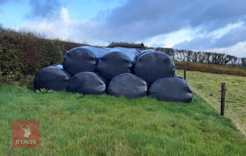 15 ROUND BALES OF WRAPPED 2024 SILAGE BIDS PER BALE