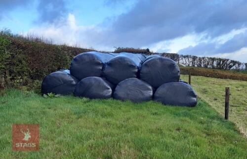 15 ROUND BALES OF WRAPPED 2024 SILAGE BIDS PER BALE