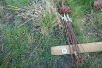 10 METAL ELECTRIC FENCE STAKES