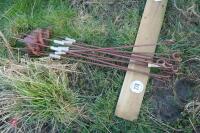 10 METAL ELECTRIC FENCE STAKES - 2