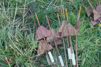 10 METAL ELECTRIC FENCE STAKES - 2