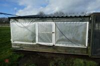 METAL VERANDA AND NIGHT SHELTER PENS - 28