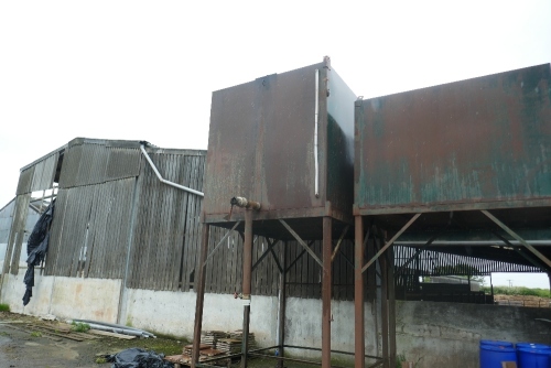LARGE 20,000L MOLASSES TANK ON STAND