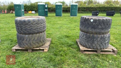 4 X 22.5'' WHEELS & TRAILER TYRES