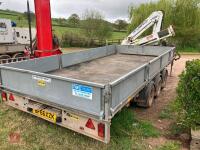 IFOR WILLIAMS 18' FLATBED TRAILER