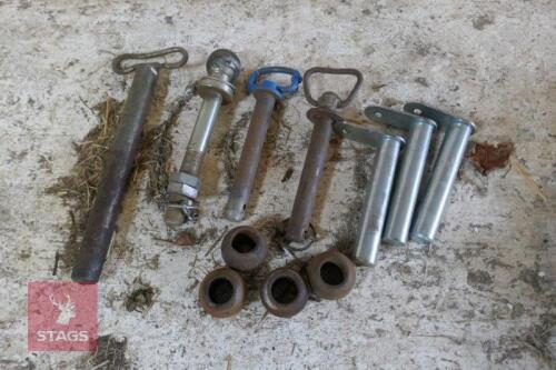 TRACTOR PINS; BALL HITCHES & LOADER PINS