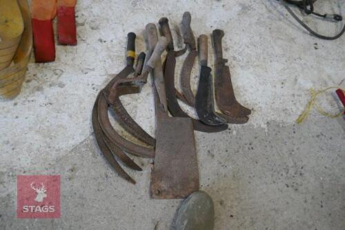 QTY ANTIQUE HAND TOOLS