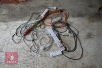 5 ELECTRIC EXTENSION CORDS & LEAD LAMP - 2