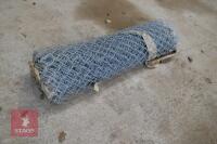 APPROX 12M GALVANISED CHAIN LINK FENCE - 3