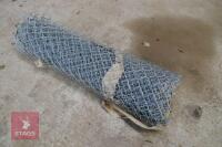 APPROX 12M GALVANISED CHAIN LINK FENCE - 4