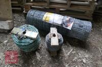 STOCK FENCE WIRE & BARBED WIRE