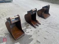 3 MARTIN ATTACHMENTS LTD DIGGER BUCKETS - 3