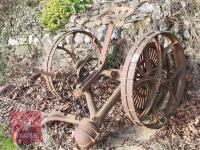 ANTIQUE HORSE DRAWN HAY MOWER - 6