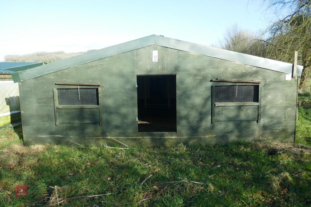 TIMBER FRAME REARING SHED& NIGHT SHELTER