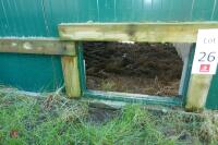 METAL REARING SHED & NIGHT SHELTER