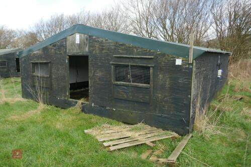 TIMBER FRAMED REARING SHED