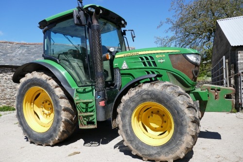 2012 JOHN DEERE 6125R 4WD TRACTOR