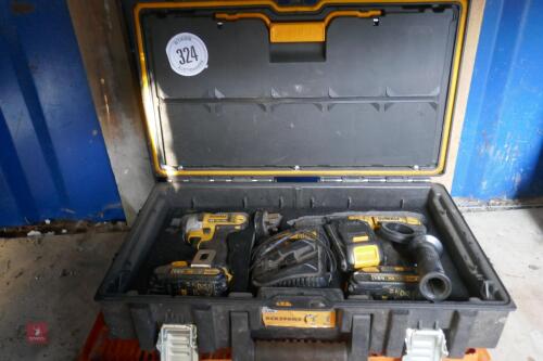 DEWALT TORQUE GUN AND CORDLESS DRILL