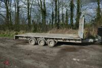 IFOR WILLIAMS LM166G3 16' FLAT BED TRAILER