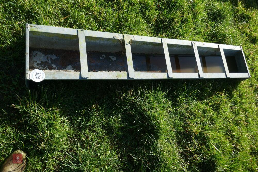 6' GROUND FEED TROUGH