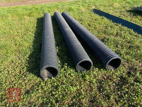 3 X 9'10" CORRUGATED DRAIN PIPE