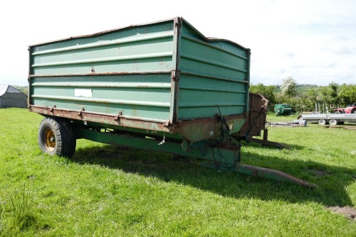 FRASER SINGLE AXLE TIPPING GRAIN TRAILER