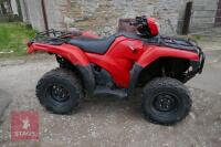 2018 HONDA 500CC TRX FM6 QUAD BIKE - 4