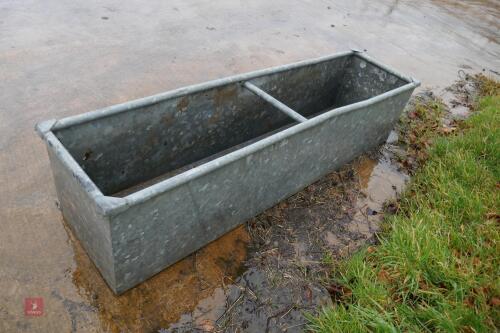 GALVANISED 6' WATER TROUGH