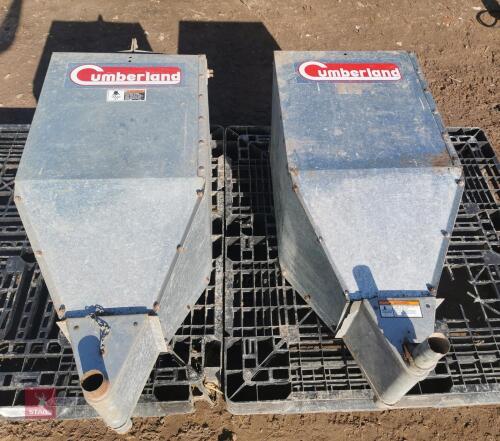 2 GALV FEED BINS