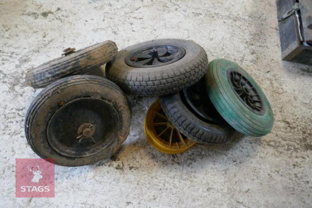 5 MIXED WHEELS 1 Solid Wheelbarrow