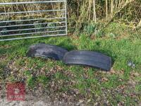 2 TRACTOR FRONT MUDGUARDS