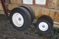 SET OF 4 *AS NEW* TURF TYRES - 2