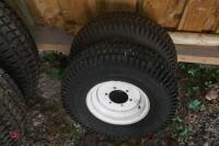 SET OF 4 *AS NEW* TURF TYRES - 3