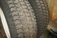 SET OF 4 *AS NEW* TURF TYRES - 5