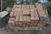 3 PALLETS OF RED BRICKS - 3