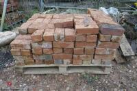 3 PALLETS OF RED BRICKS - 4