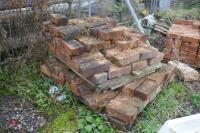 3 PALLETS OF RED BRICKS - 6