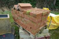 3 PALLETS OF RED BRICKS - 7