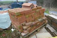 3 PALLETS OF RED BRICKS - 8