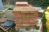 3 PALLETS OF RED BRICKS - 9