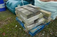 PALLETS OF KERB STONES/DRAINAGE