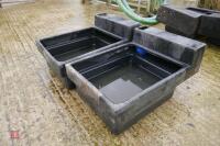 2 JFC PLASTIC WATER TROUGHS - 3