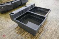 2 JFC PLASTIC WATER TROUGHS - 5